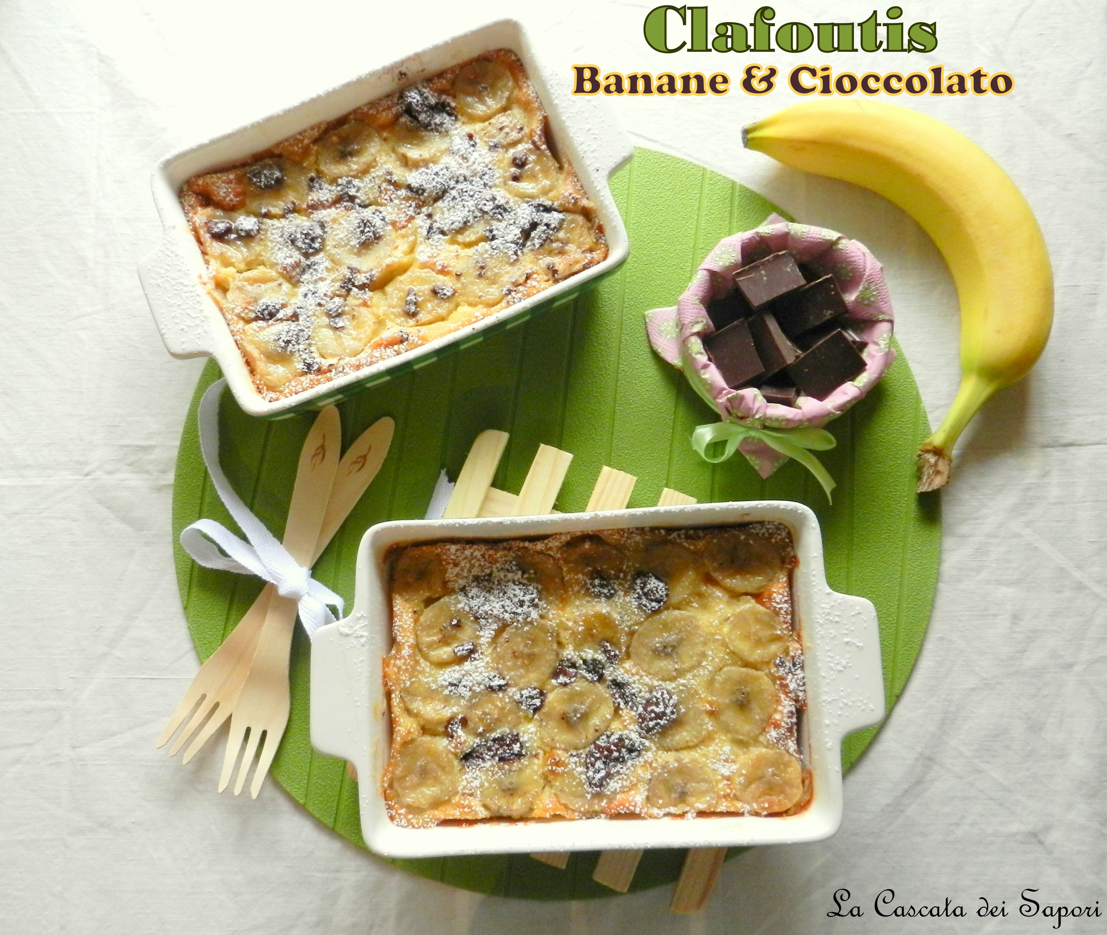 Clafoutis Banane & Cioccolato