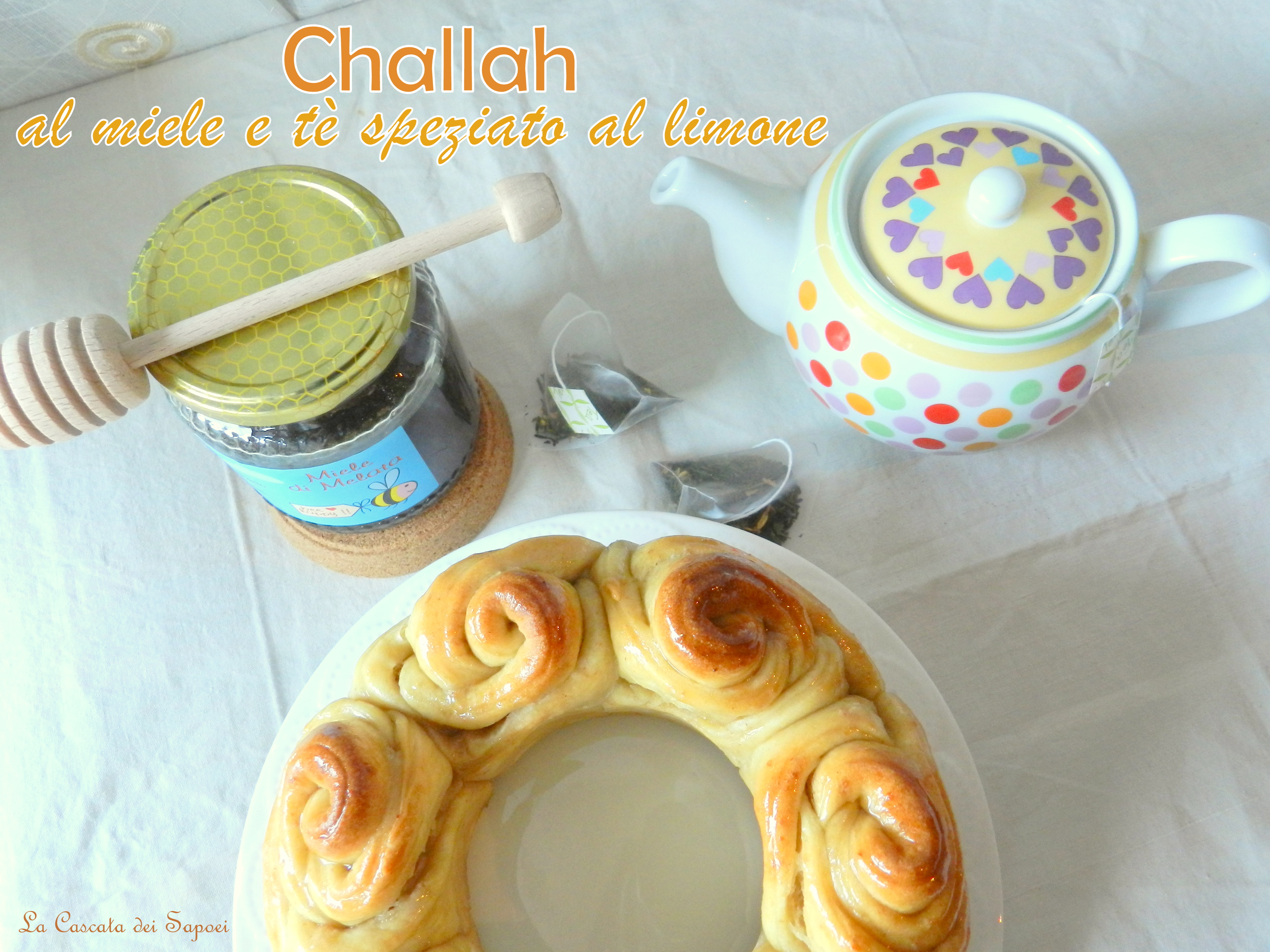 Challah-al-miele-e-tè-speziato-al-limone