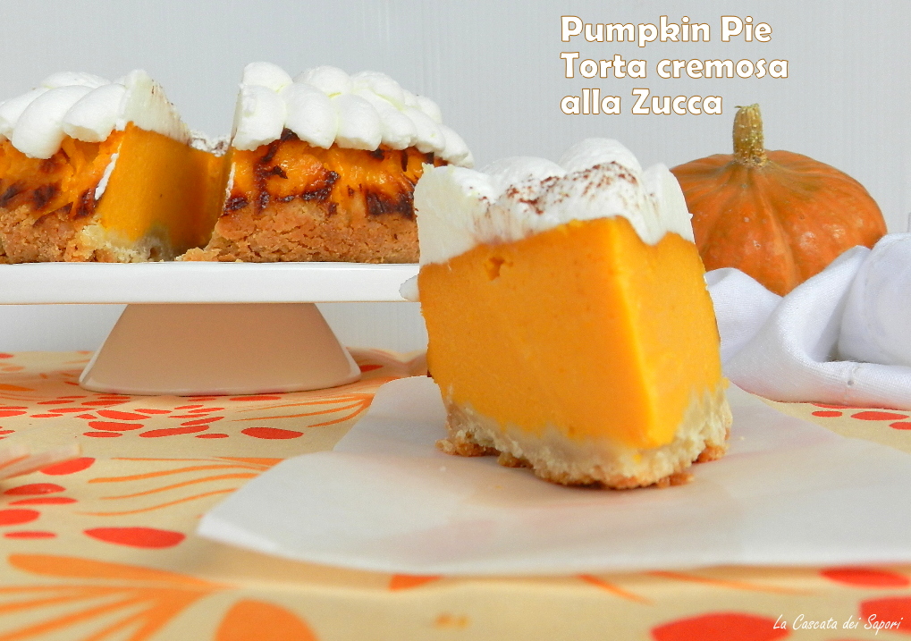 pumpkin pie - torta cremosa alla zucca