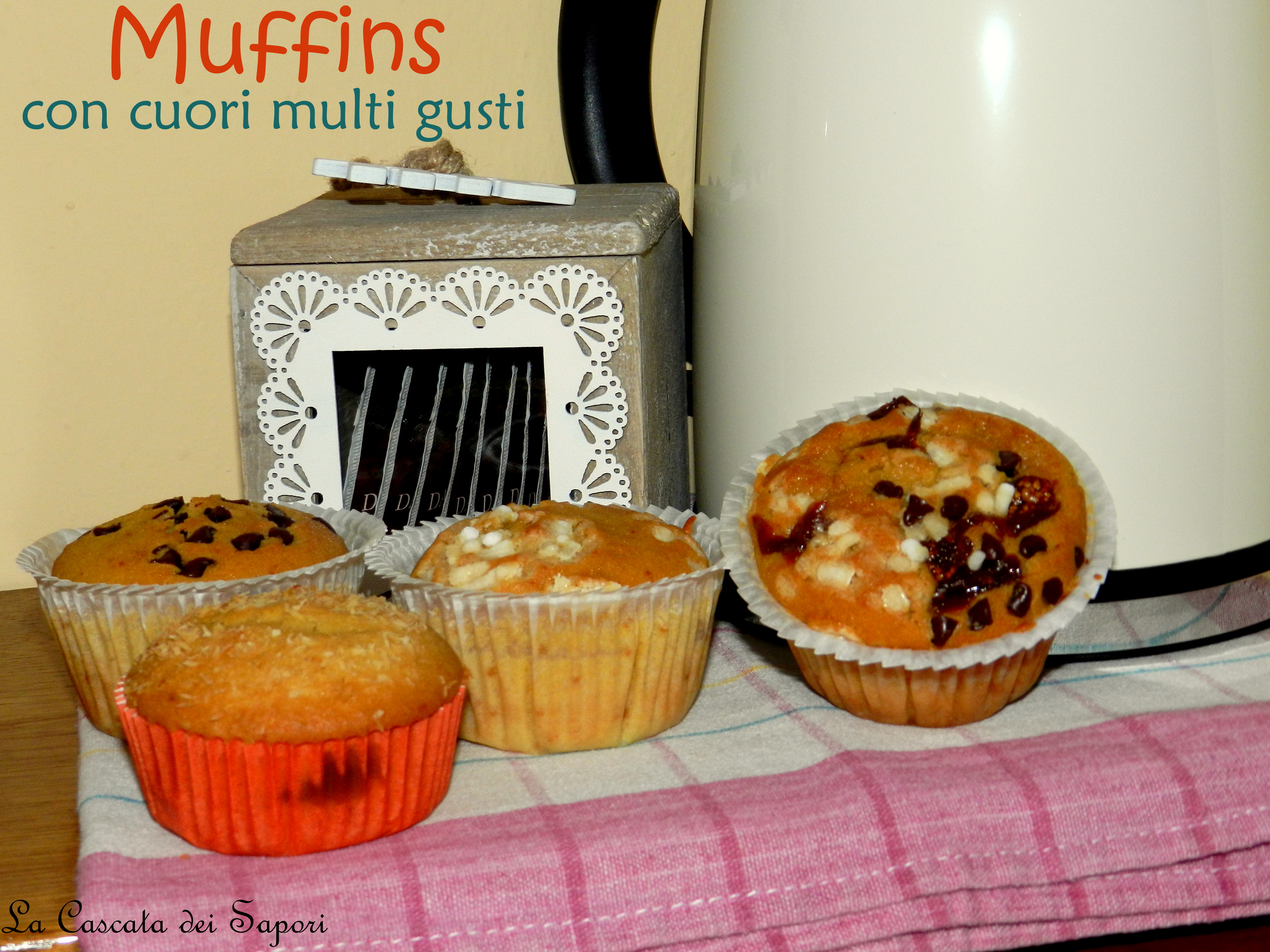 Muffins con cuori multi gusti 2.0
