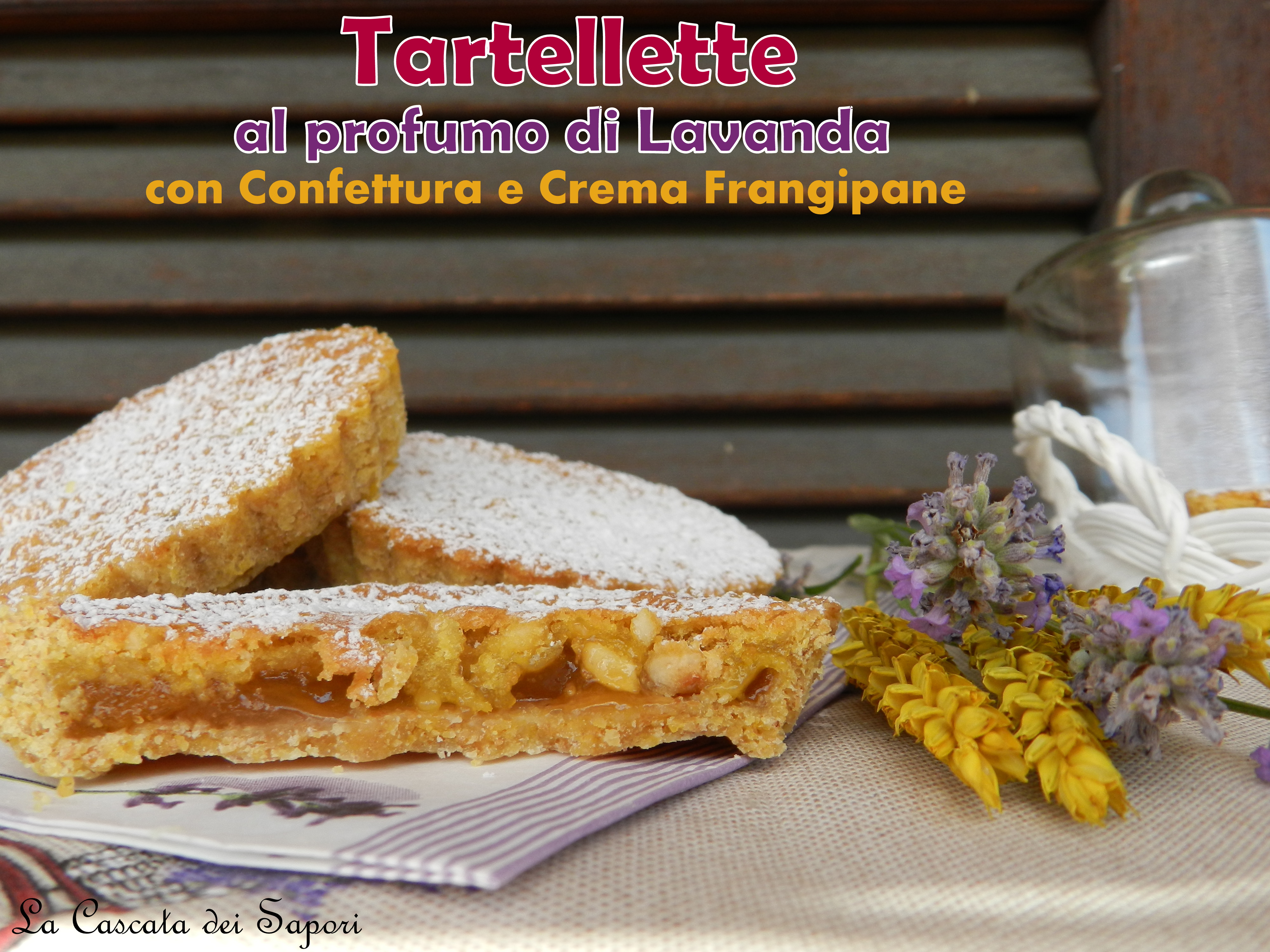 Tartellete-al-profumo-di-Lavanda-con-Confettura-e-Crema-Frangipane