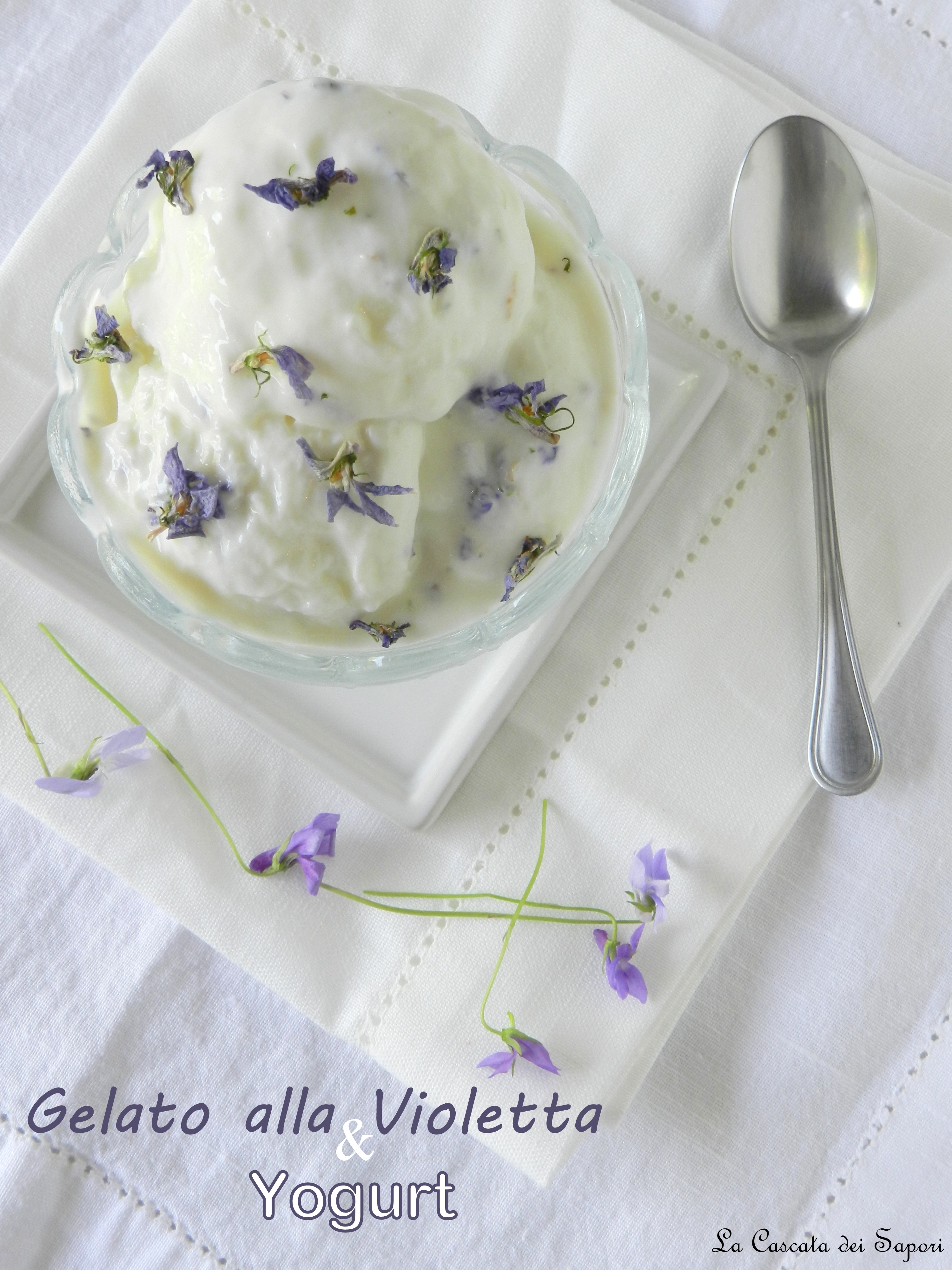 Gelato alla Violetta & Yogurt