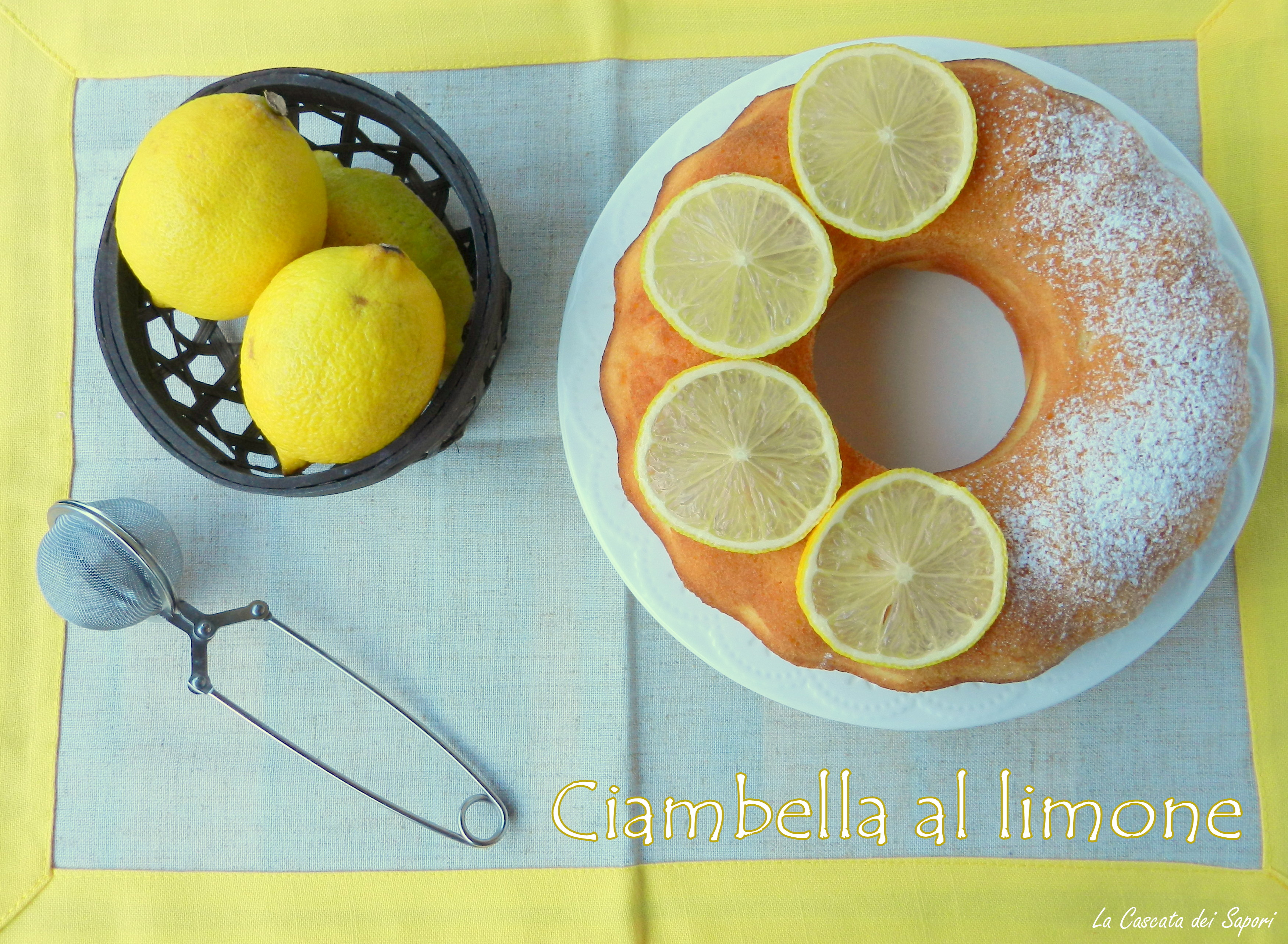 Ciambella al limone