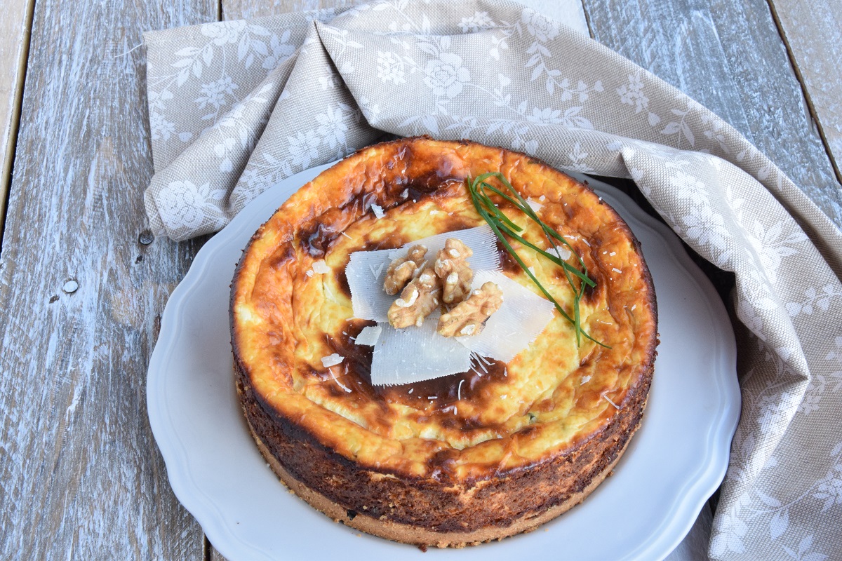 Cheesecake Salata al Parmigiano e Ricotta per MAG ABOUT FOOD