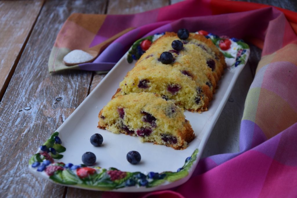 La mia Polenta Cake al Limone e Mirtilli per Il Club del 27