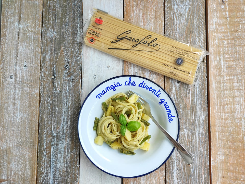 Trenette al Pesto con Fagiolini e Patate – Luca Disney Pixar